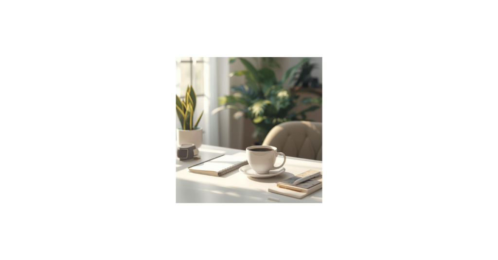 Organized nursing study desk with structured notes and planner
